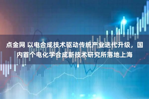 点金网 以电合成技术驱动传统产业迭代升级,国内首个电化学合成新技术研究所落地上海